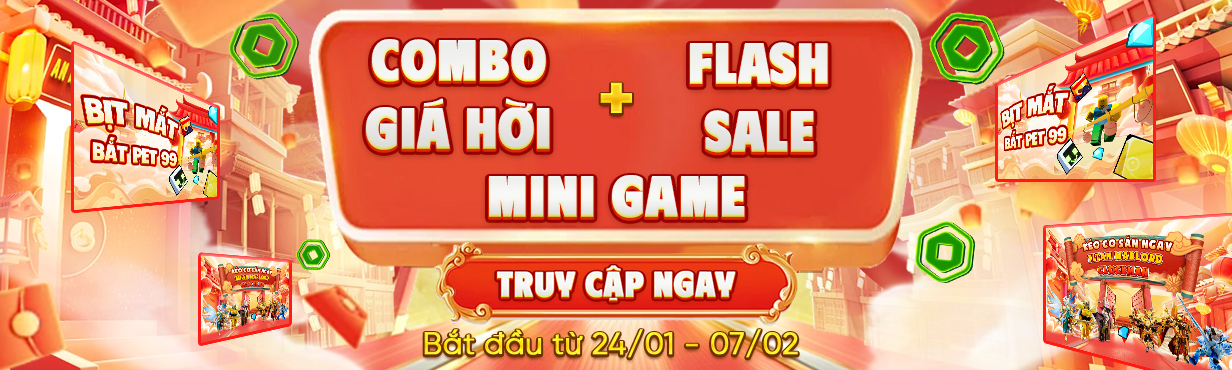 Flash Sale đến 40% cho các loại acc từ 20h đến 22h ngày 03/11/2024. Nhanh tay truy cập để nhận ưu đãi nhé các bạn
